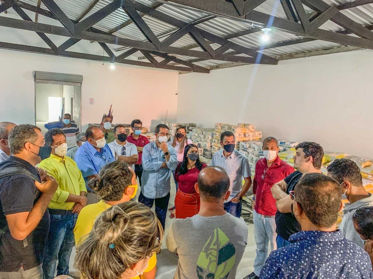 Camacã: Prefeito Paulo do Gás e o vice Rai de Panelinha se reúnem com prefeitos do CIMA